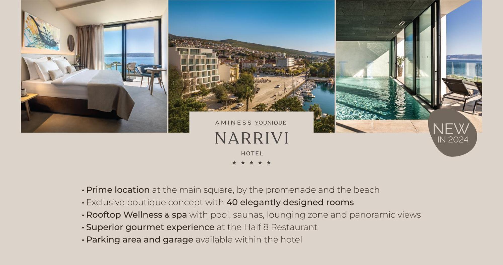 Aminess Younique Narrivi Hotel Crikvenica Eksteriør billede